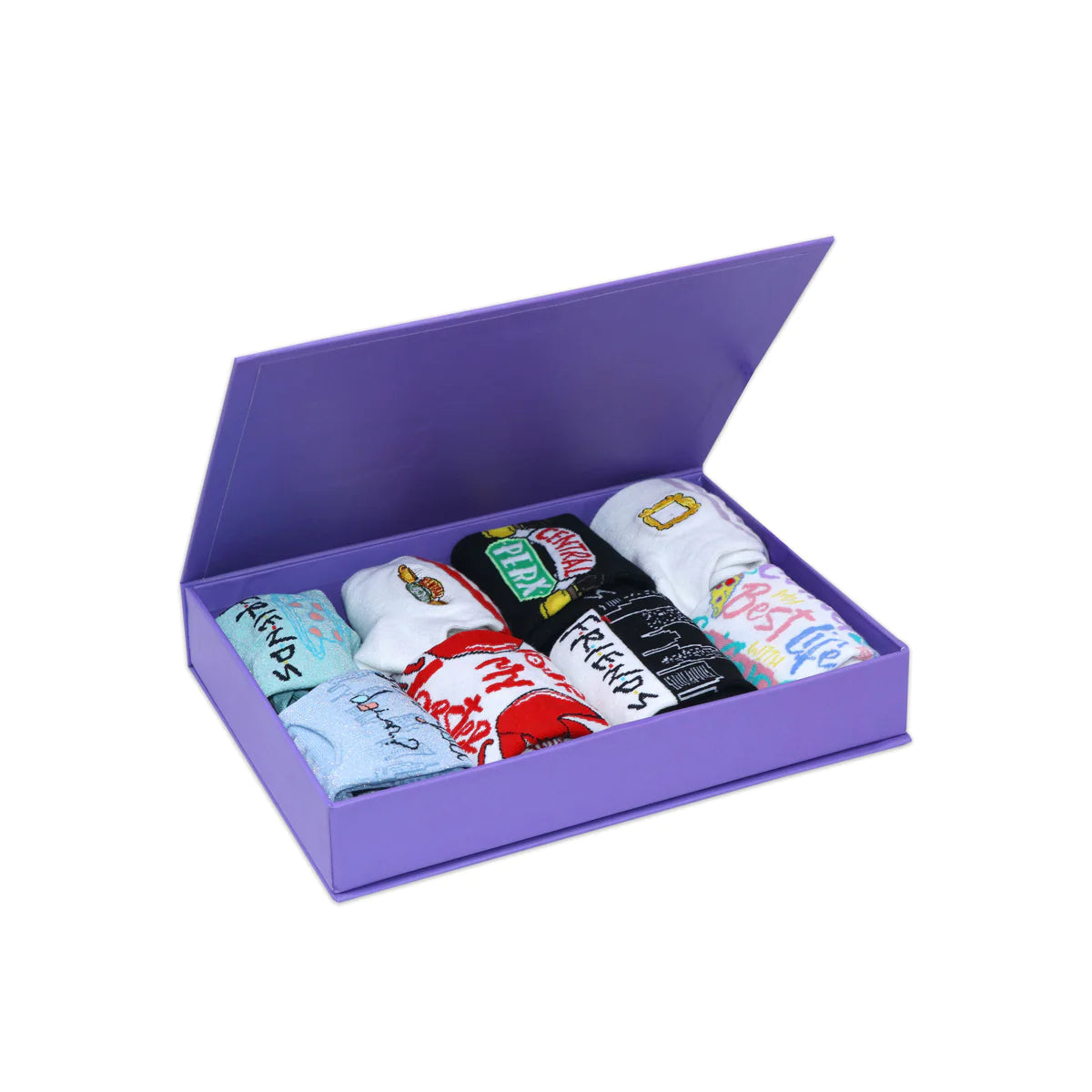 Balenzia x friends gift box for women (pack of 8 pairs/1u)(free size)