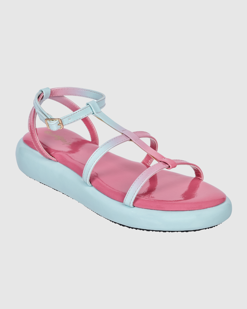 Y2K Ombre Blue&Pink Sandals