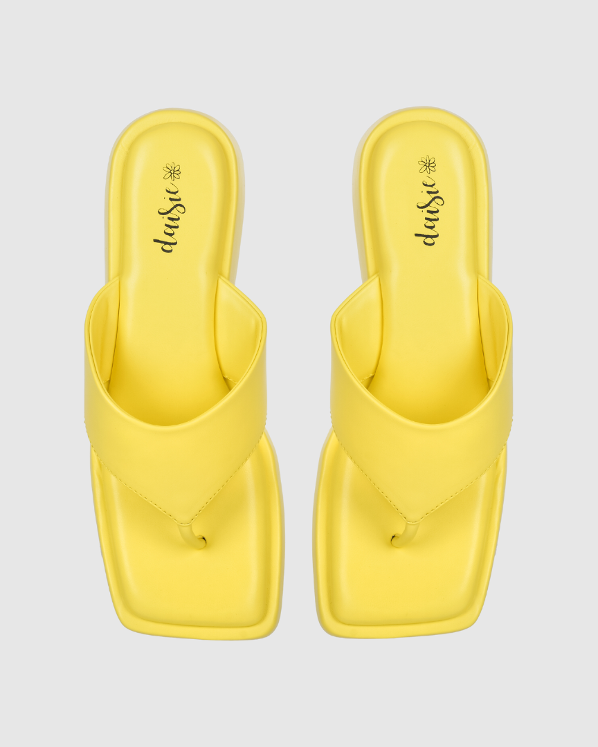 Y2k Block Chunky Yellow platforms