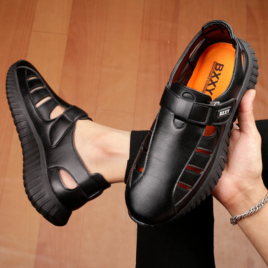 Men/s Latest PU Upper Casual Roman Sandals