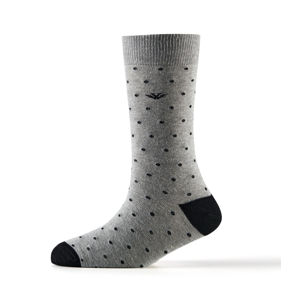 Young Wings Multicolor Dots Design Free Size Calf Length Causal & Formal Wear Socks-(Pack of 5, Style no.3702-M1)