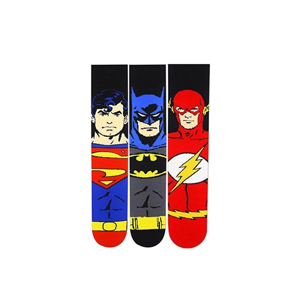 Justice league by balenzia crew socks for men (pack of 3 pairs/1u)