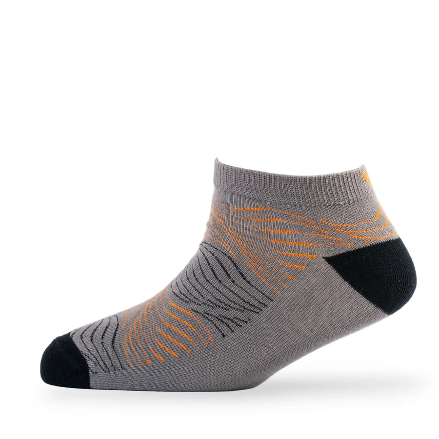 Young Wings Men's Multi Colour Cotton Fabric Design Low Ankle Length Socks - Pack of 5, Style no. 1711-M1