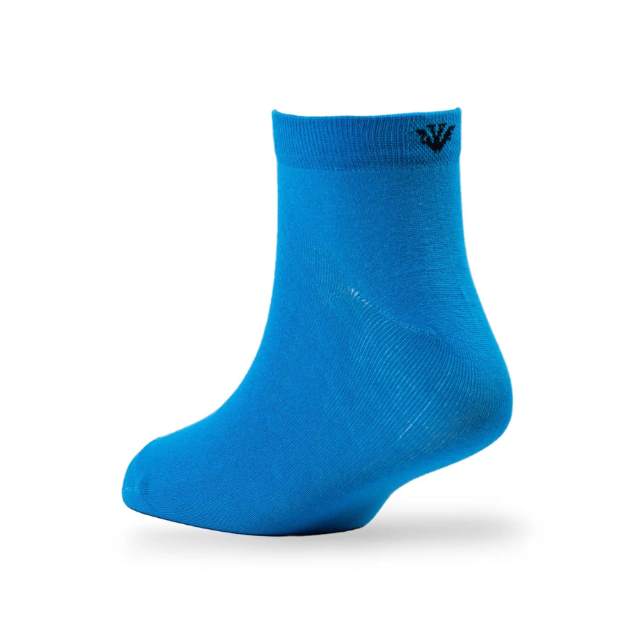 Young Wings Men's Multi Colour Cotton Fabric Solid Low Ankle Length Socks - Pack of 5, Style no. 1400-M1