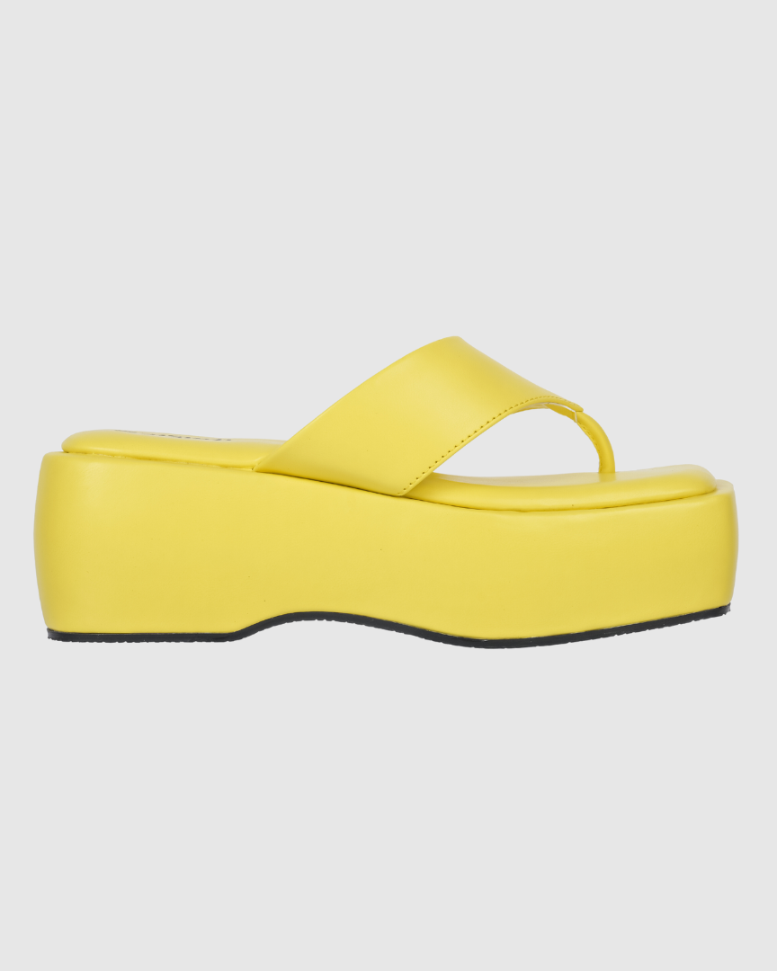 Y2k Block Chunky Yellow platforms