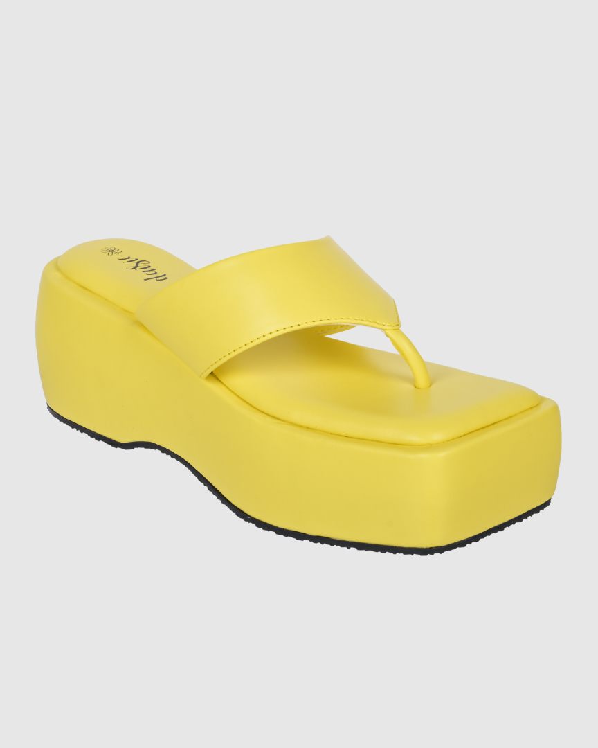 Y2k Block Chunky Yellow platforms