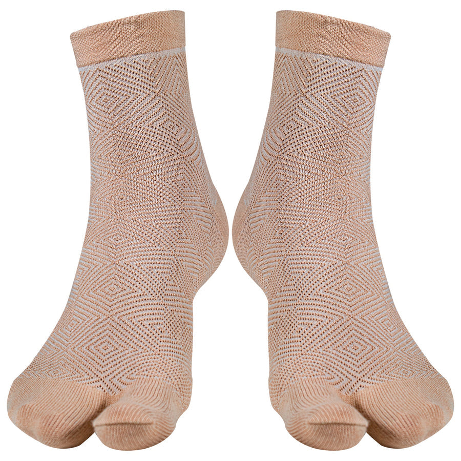 Young Wings Antibacterial Womens Cotton Thumb Ankle Socks WS1002 - Pack of 3