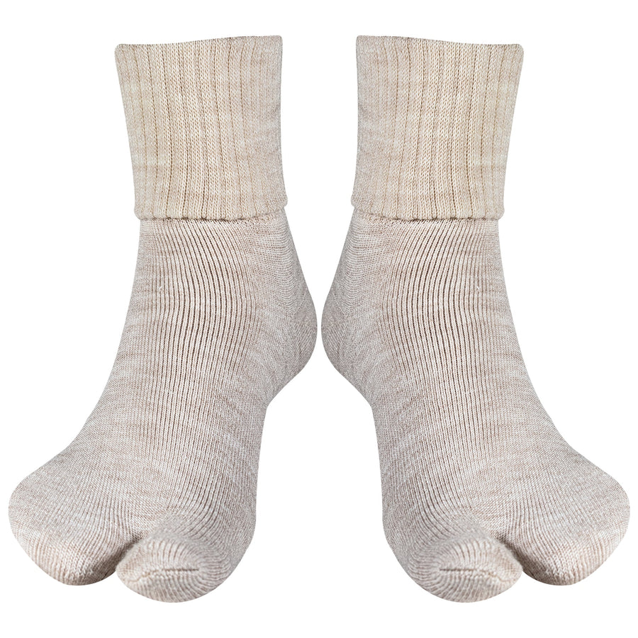 Young Wings Women's Woolen Thumb Socks 700T 02 - Ankle Length - Pack of 3