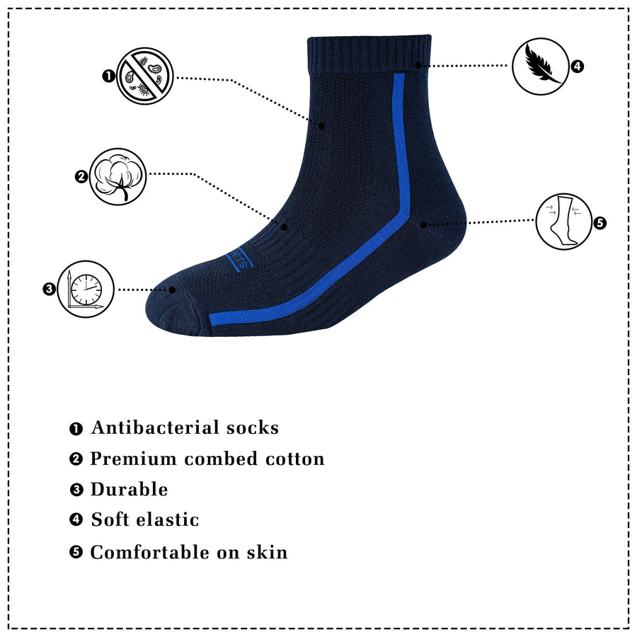 Men's AL044 Pack of 3 Ankle Socks