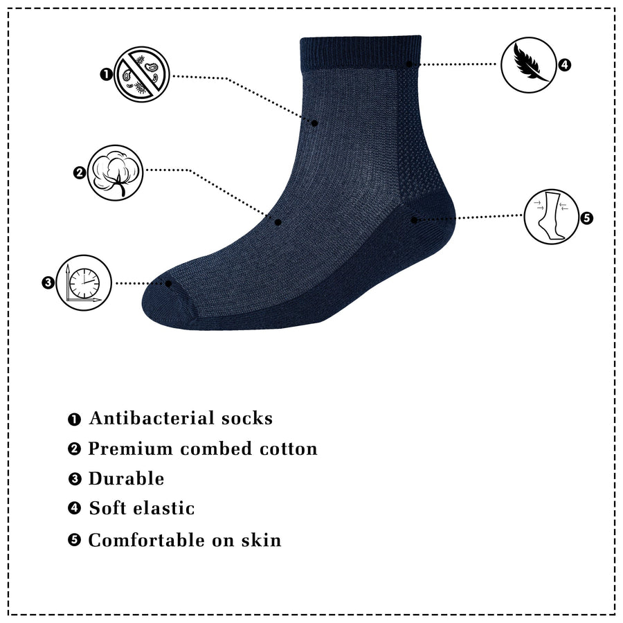 Men's AL048 Pack of 3 Ankle Socks