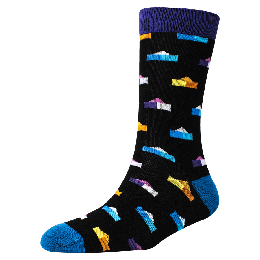 Men's FL018 Pack of 3 Crew Socks