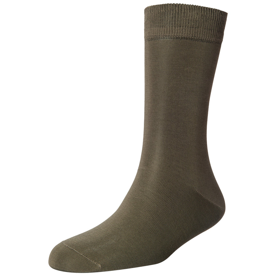 Men's Fine Loose Welt Standard Length Socks