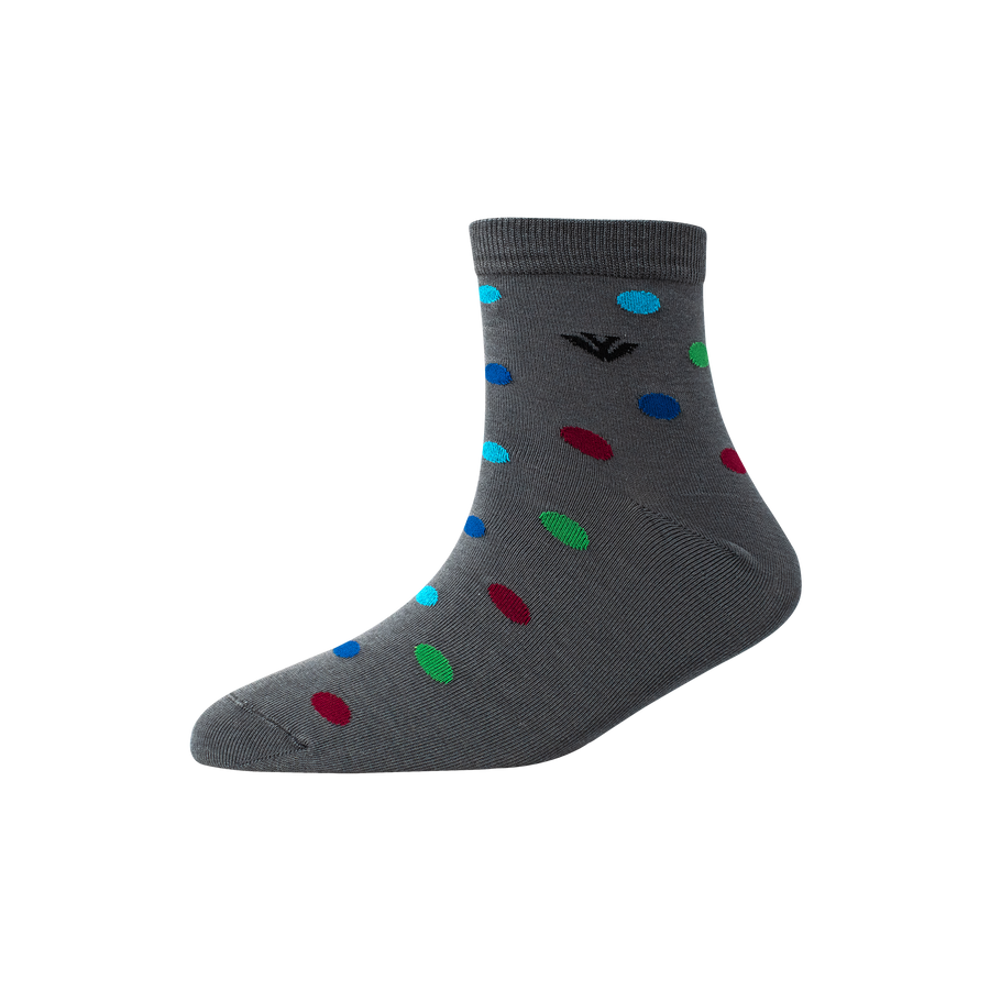 Men's YW-M1-271 Multi Colour Circle Ankle Socks