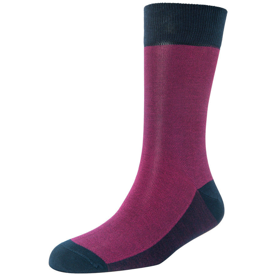 Men's Fashion Bitone Standard Length Socks