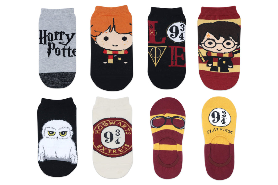 Balenzia x harry potter gift box for women - lowcut socks(pack of 8 pairs/1u