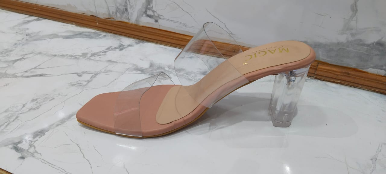 Trendy Transparent Heels