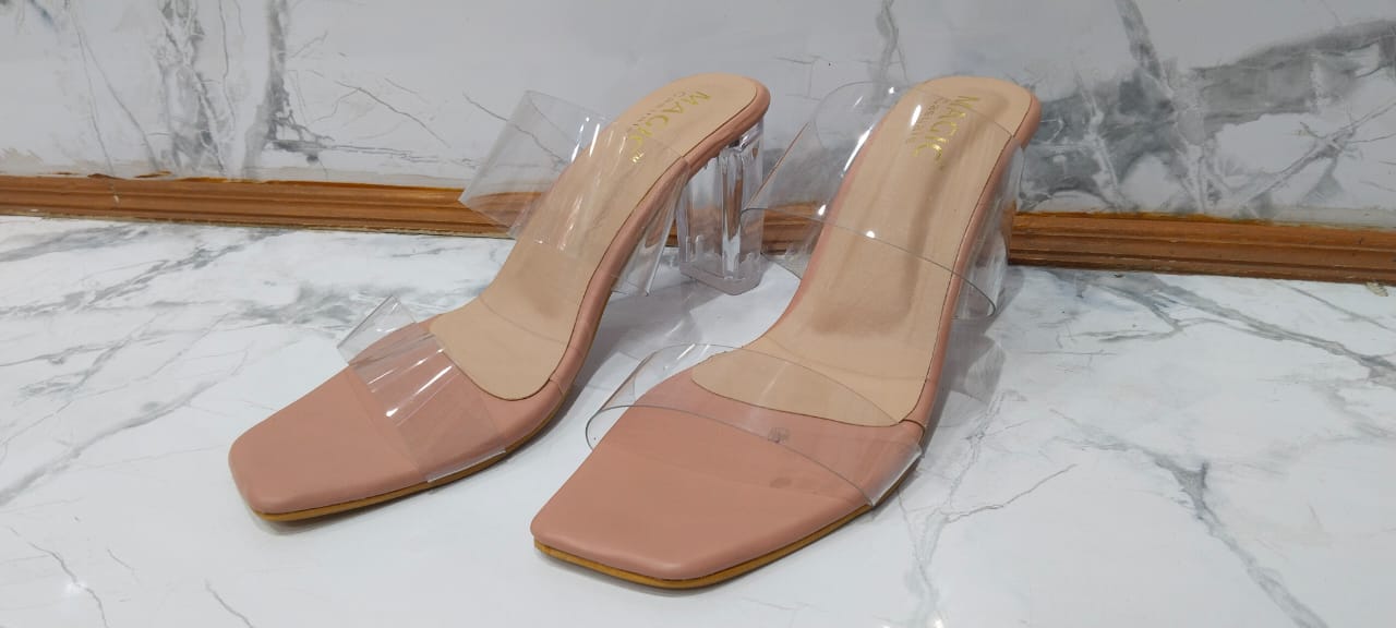 Trendy Transparent Heels