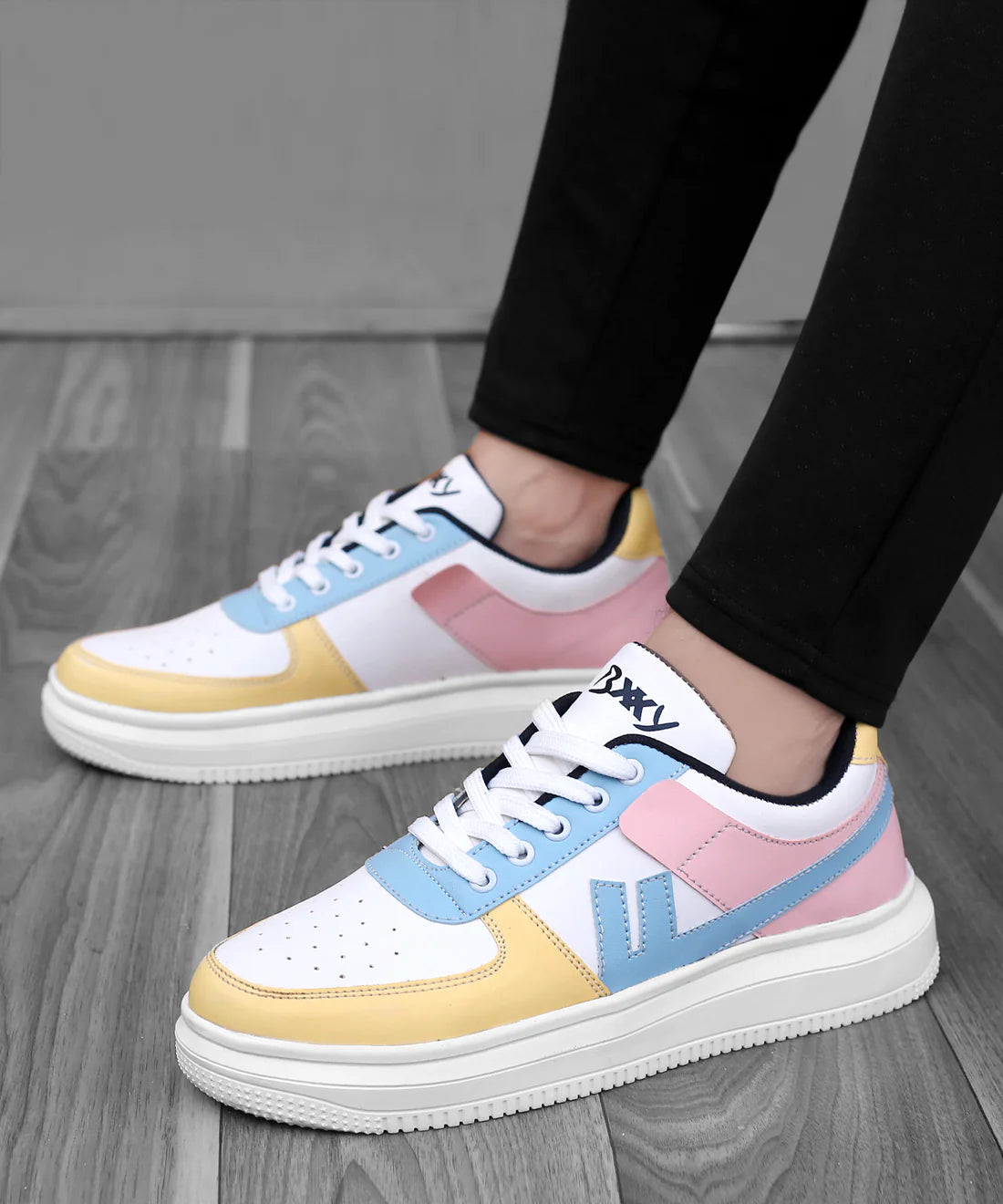 Causal Sneakers And Soprts Lace-Up Stylish Shoe with Eva Sole