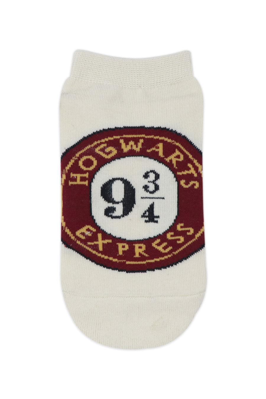 Balenzia x harry potter hogwarts crest & hogwarts express lowcut socks for women (pack of 2 pairs/1u)- cream