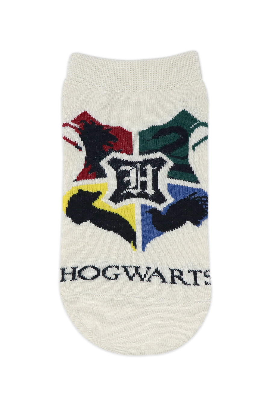 Balenzia x harry potter hogwarts crest & hogwarts express lowcut socks for women (pack of 2 pairs/1u)- cream