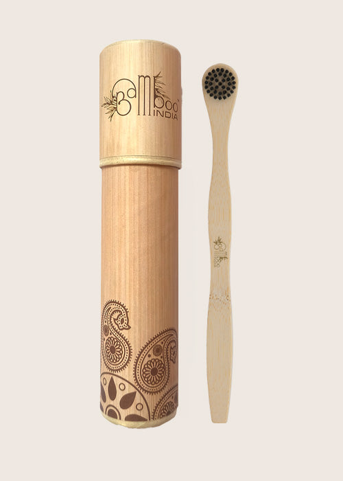 Bamboo tongue brush