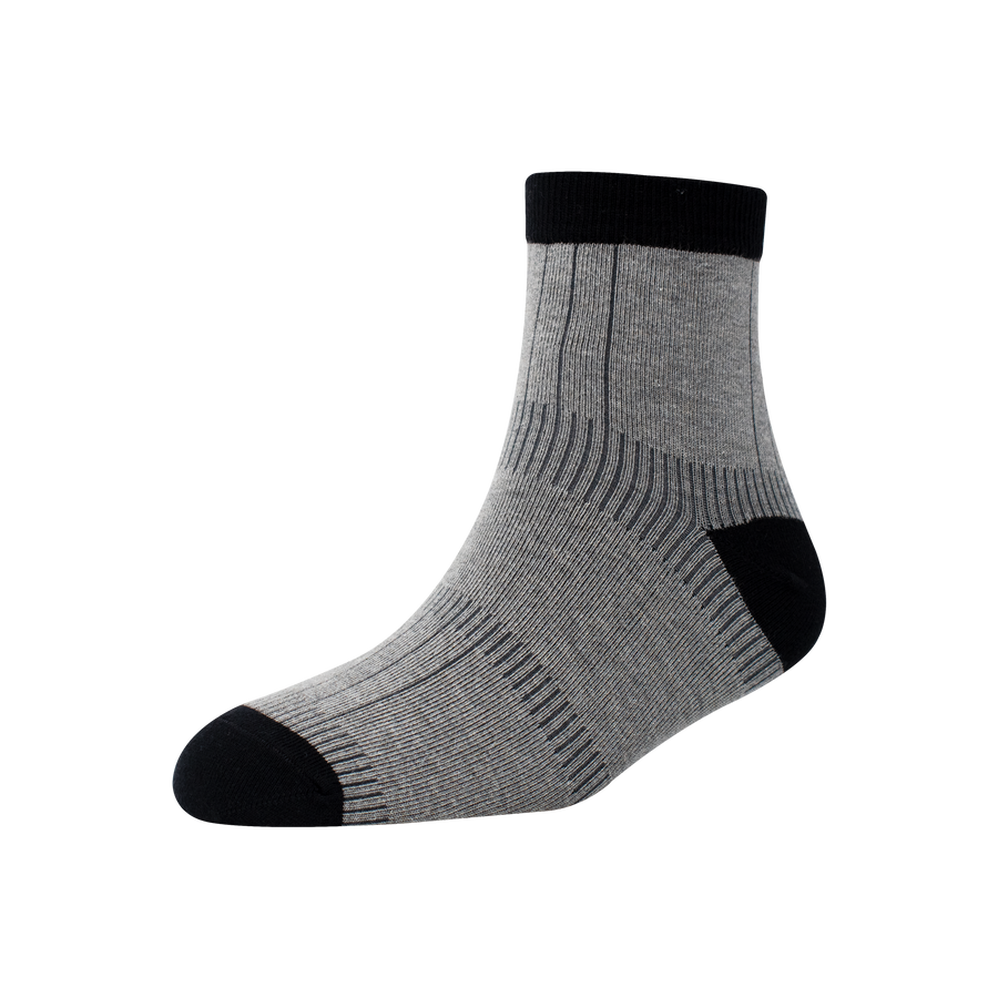 Men's YW-M1-244 Heal & Toe Misloop Ankle Socks