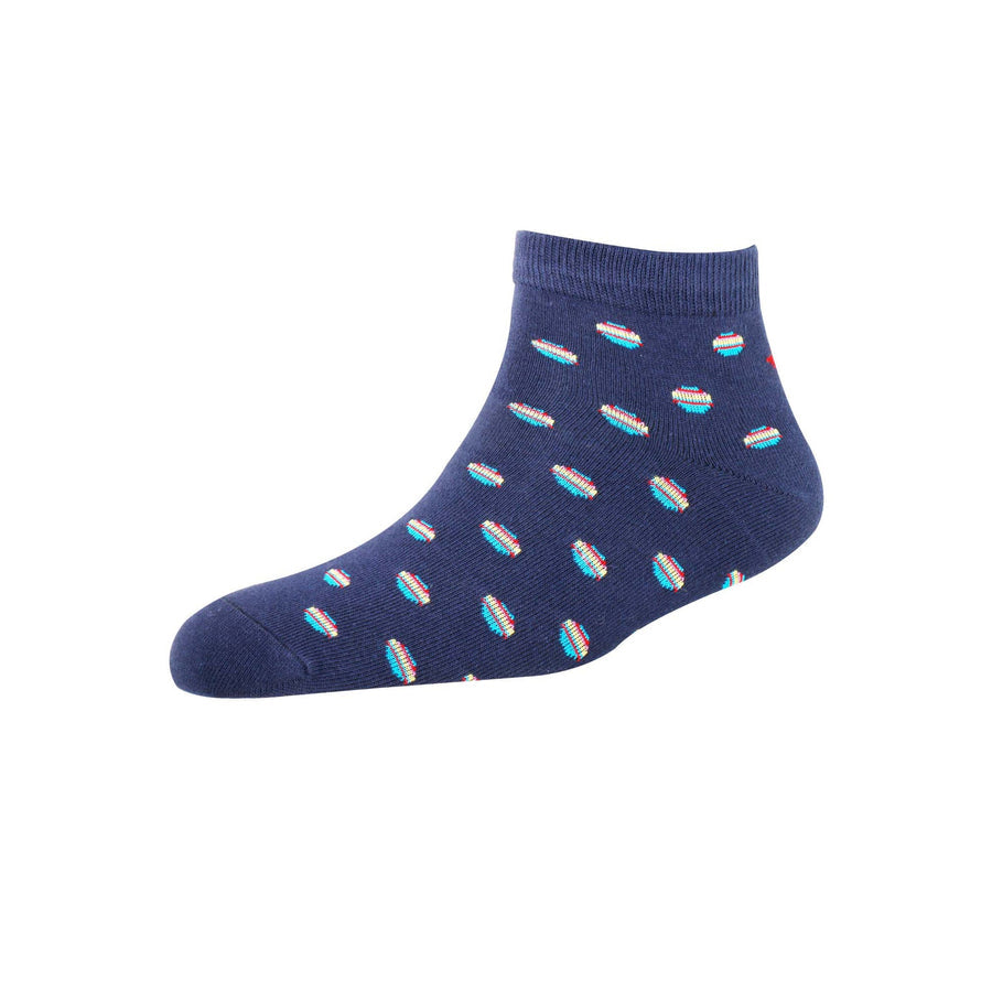 Men's YW-M1-227 Fashion Multi Colour Dot Ankle Socks