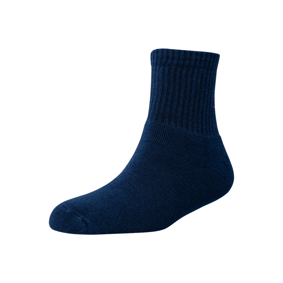 Men's YW-M1-255 Terry Solid Sports Ankle Socks