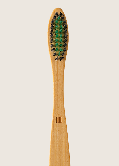 Bamboo toothbrush charcoal neem adult