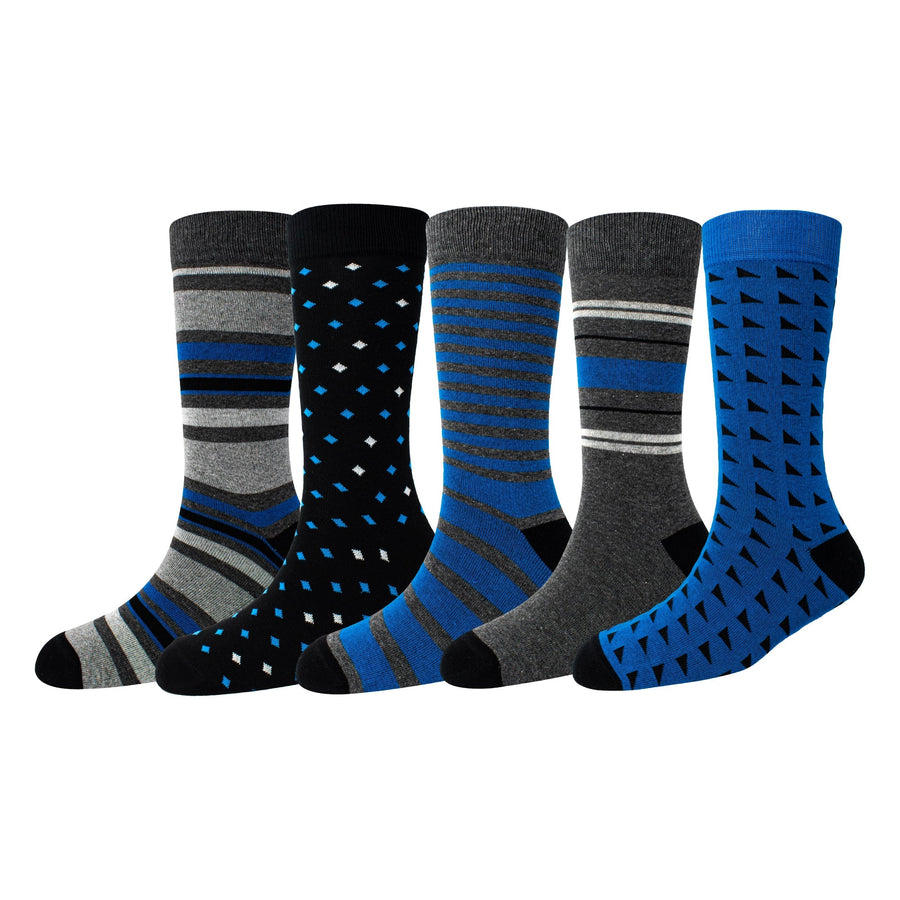 Men's FLP501 Pack of 5 Crew Socks - Value Pack