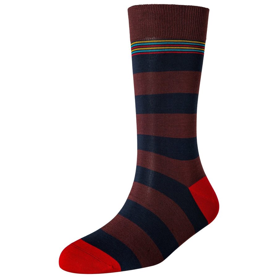 Men's Broad Stripe Standard Length Socks