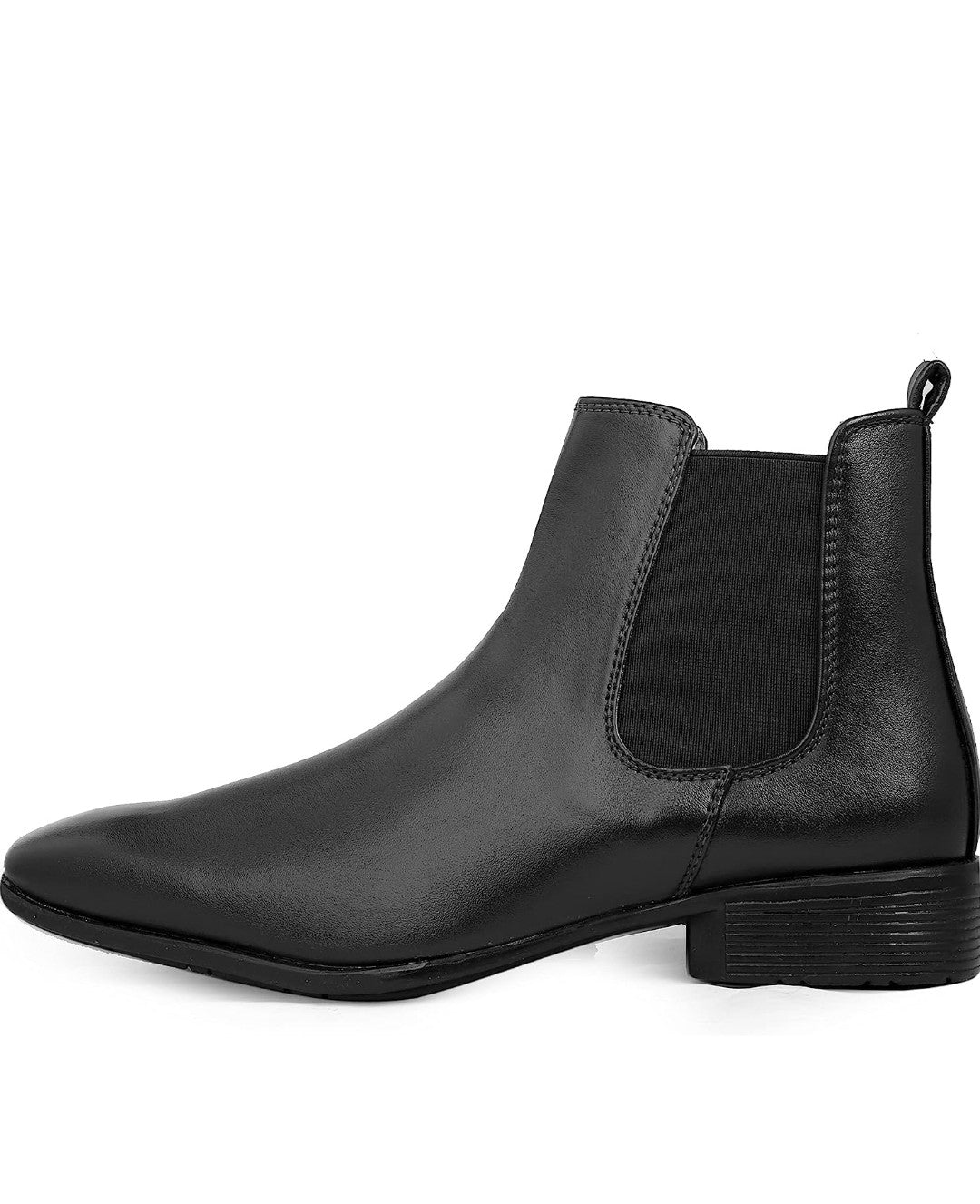 Men's faux leather material latest casual chelsea boots