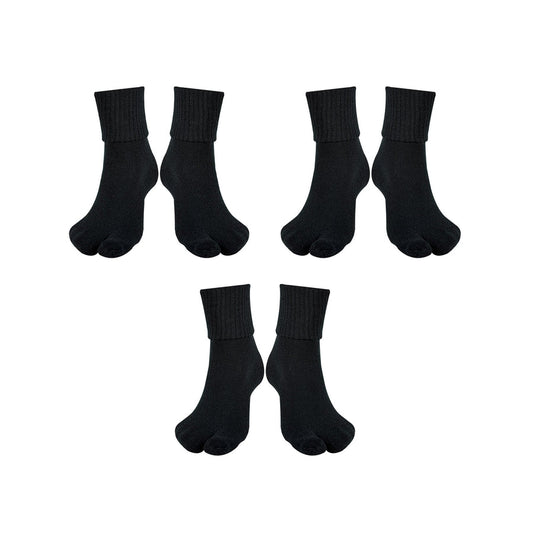 Young Wings Women's Woolen Thumb Socks 700T 02 - Ankle Length - Pack of 3