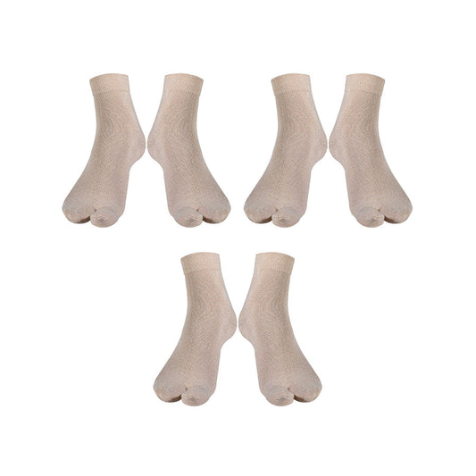 Young Wings Antibacterial Womens Cotton Thumb Ankle Socks 5001 - Pack of 3