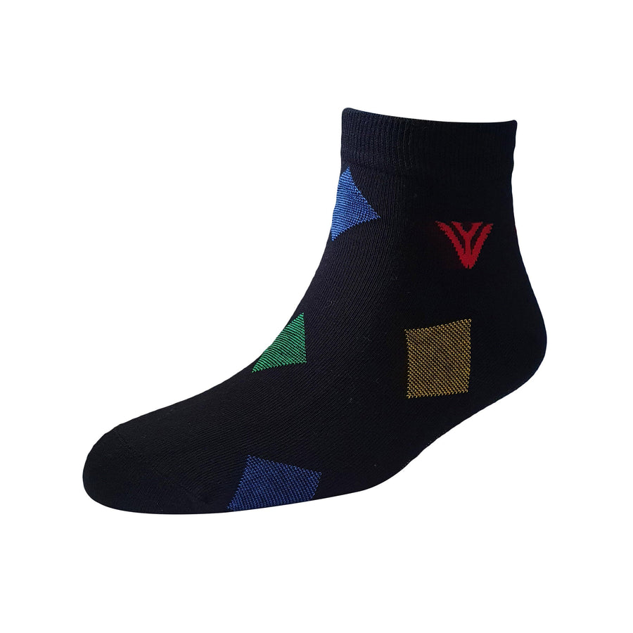 Men's YW-M1-225 Fashion Diamond Ankle Socks