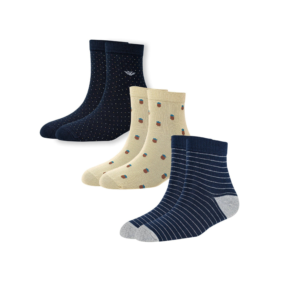 Men's AL040 Pack of 3 Ankle Socks