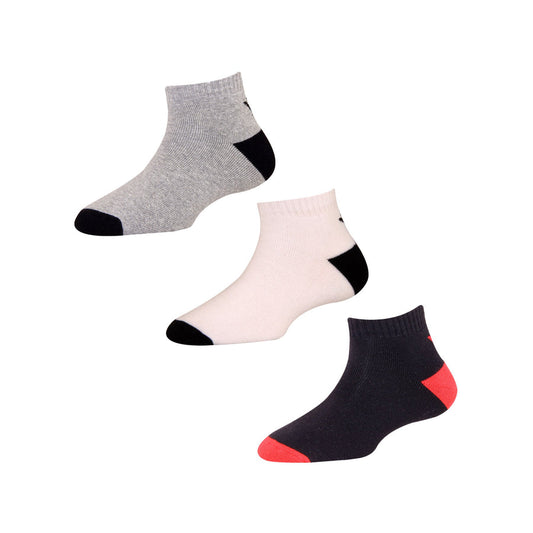 Men's Solid TS03 Pack of 3 Cotton Terry Sports Ankle Socks Rs. 485 Tax included.