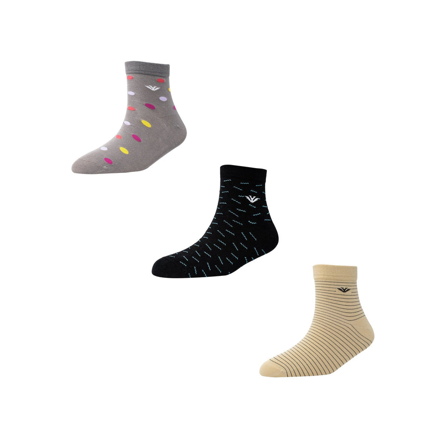 Men's AL016 Pack of 3 Ankle Socks