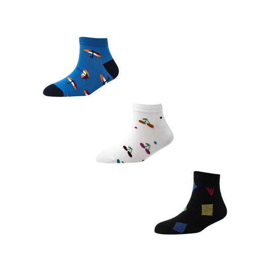 Men's AL09 Pack of 3 Ankle Socks