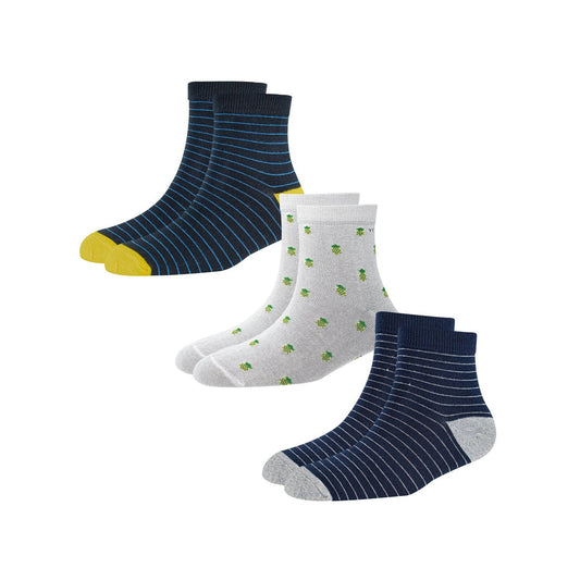 Men's AL030 Pack of 3 Ankle Socks