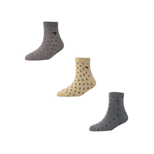 Men's AL013 Pack of 3 Ankle Socks