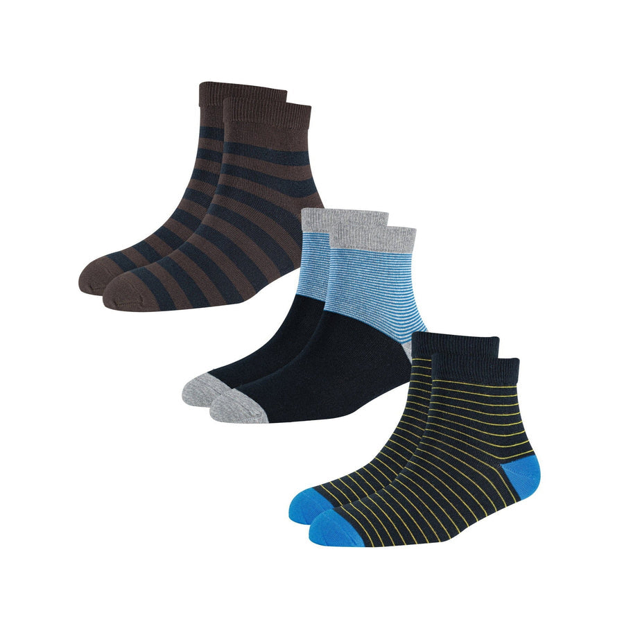 Men's AL038 Pack of 3 Ankle Socks