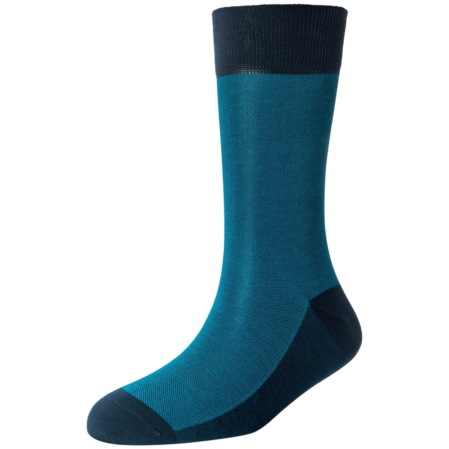 Men's Fashion Bitone Standard Length Socks