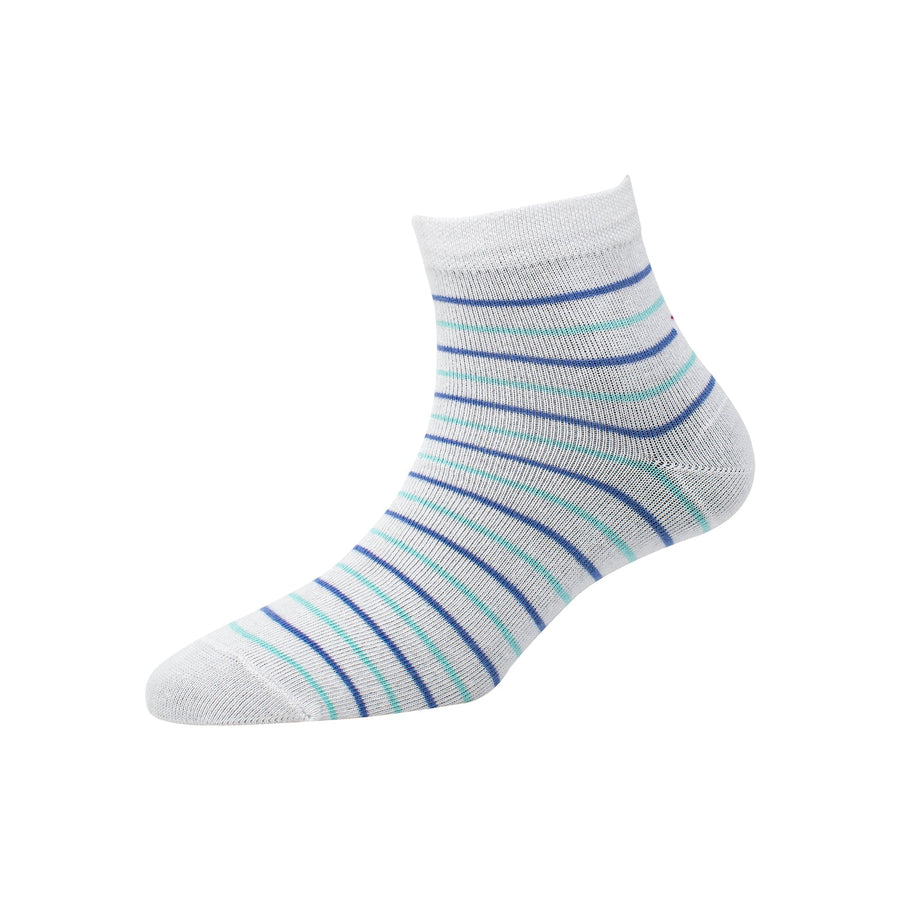 Women's YW-W1-4010 Ankle 2 Colour Stripe Socks