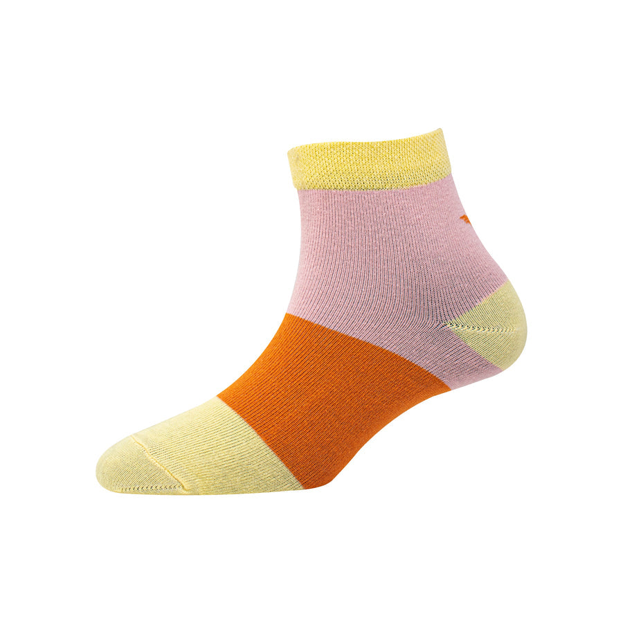 Women's YW-W1-4008 Ankle Colour Blocks Socks