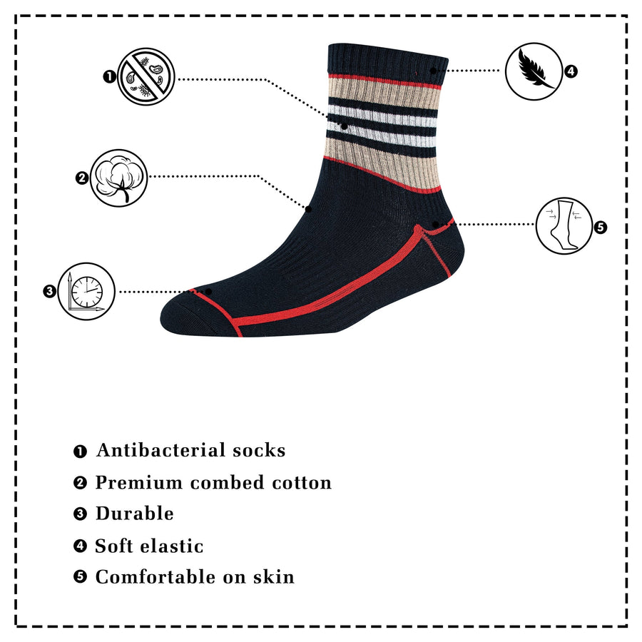 Men's AL032 Pack of 3 Ankle Socks