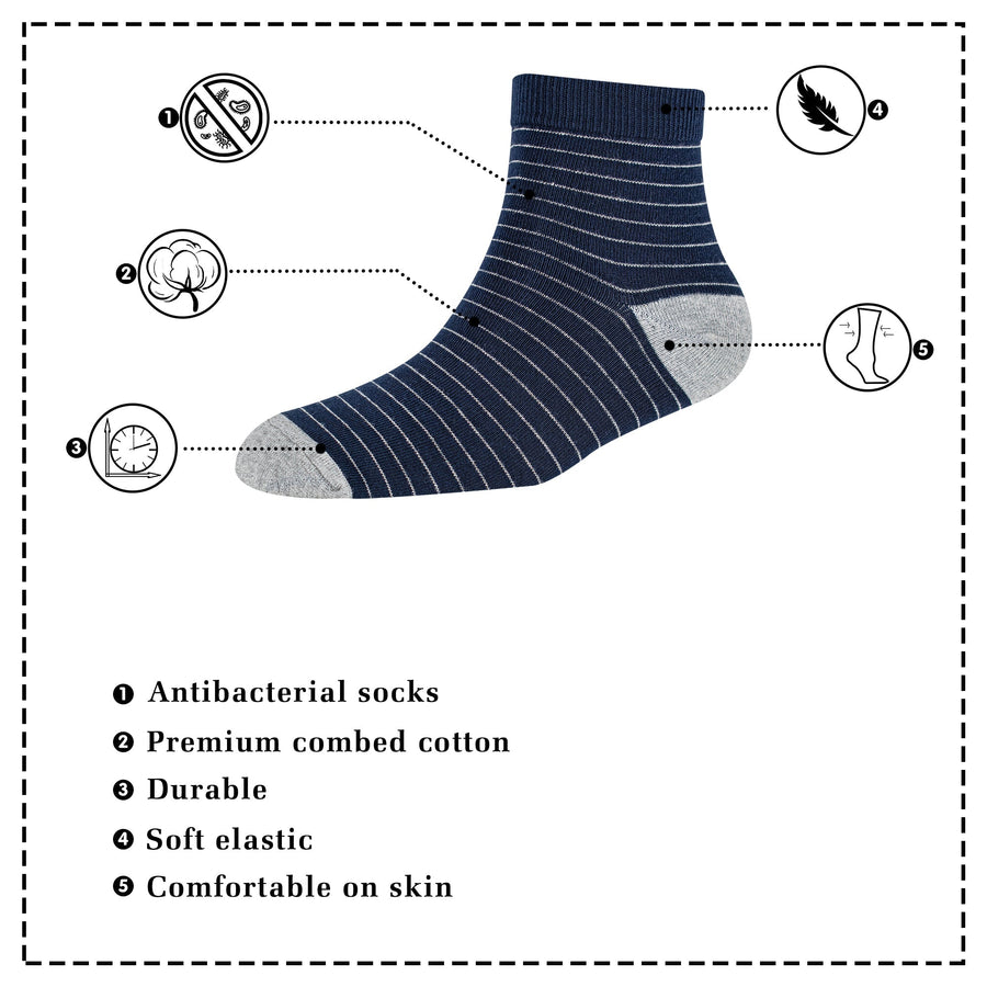 Men's AL030 Pack of 3 Ankle Socks