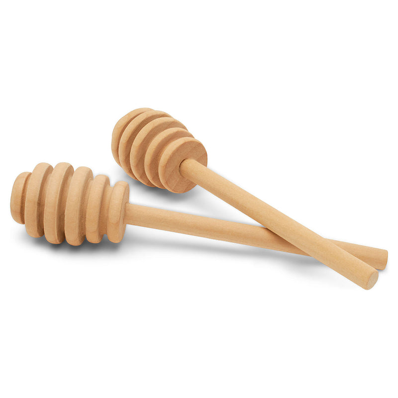 Wooden honey dipper sticks (pack of 2)