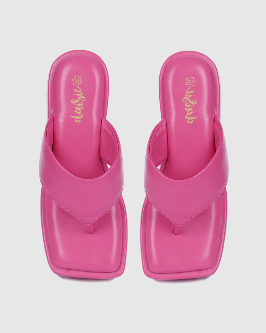 Y2k Block Chunky candy pink platforms