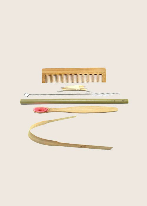 Bamboo travel kit